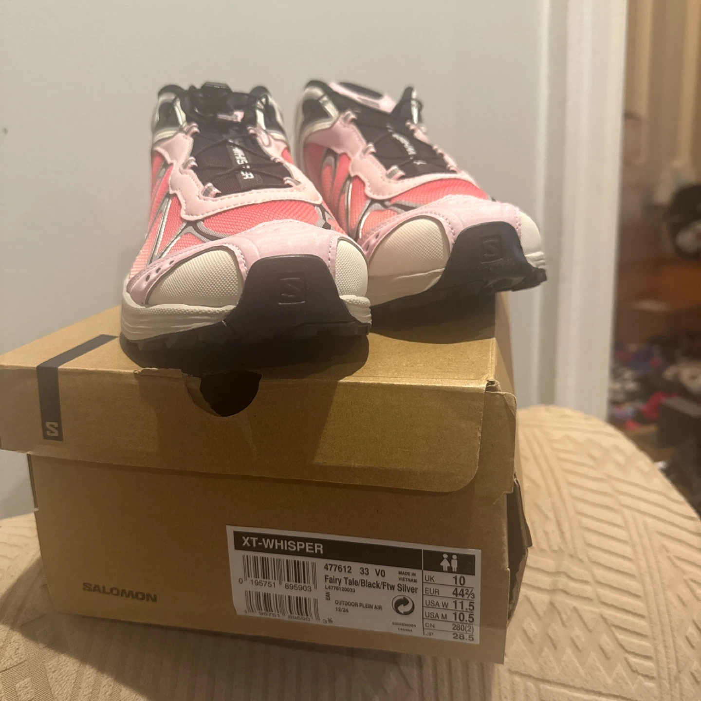 Salomon XT-Whisper Pink/White/Black  Running  - Women's US 11.5 - photo 3