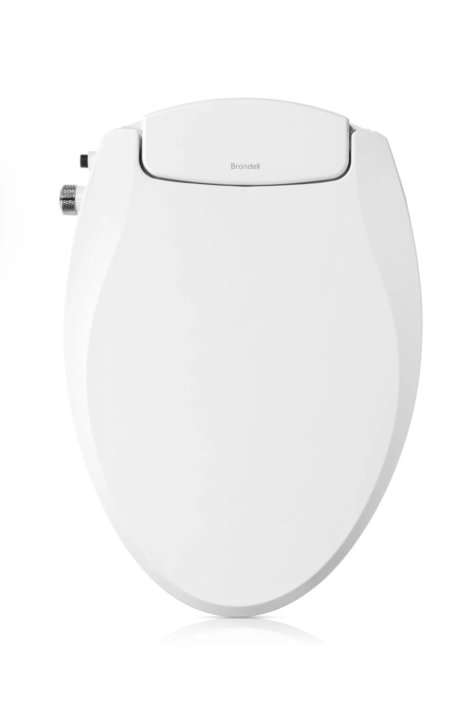 Brondell Swash Ecoseat Non-Electric Bidet Toilet Seat, White
