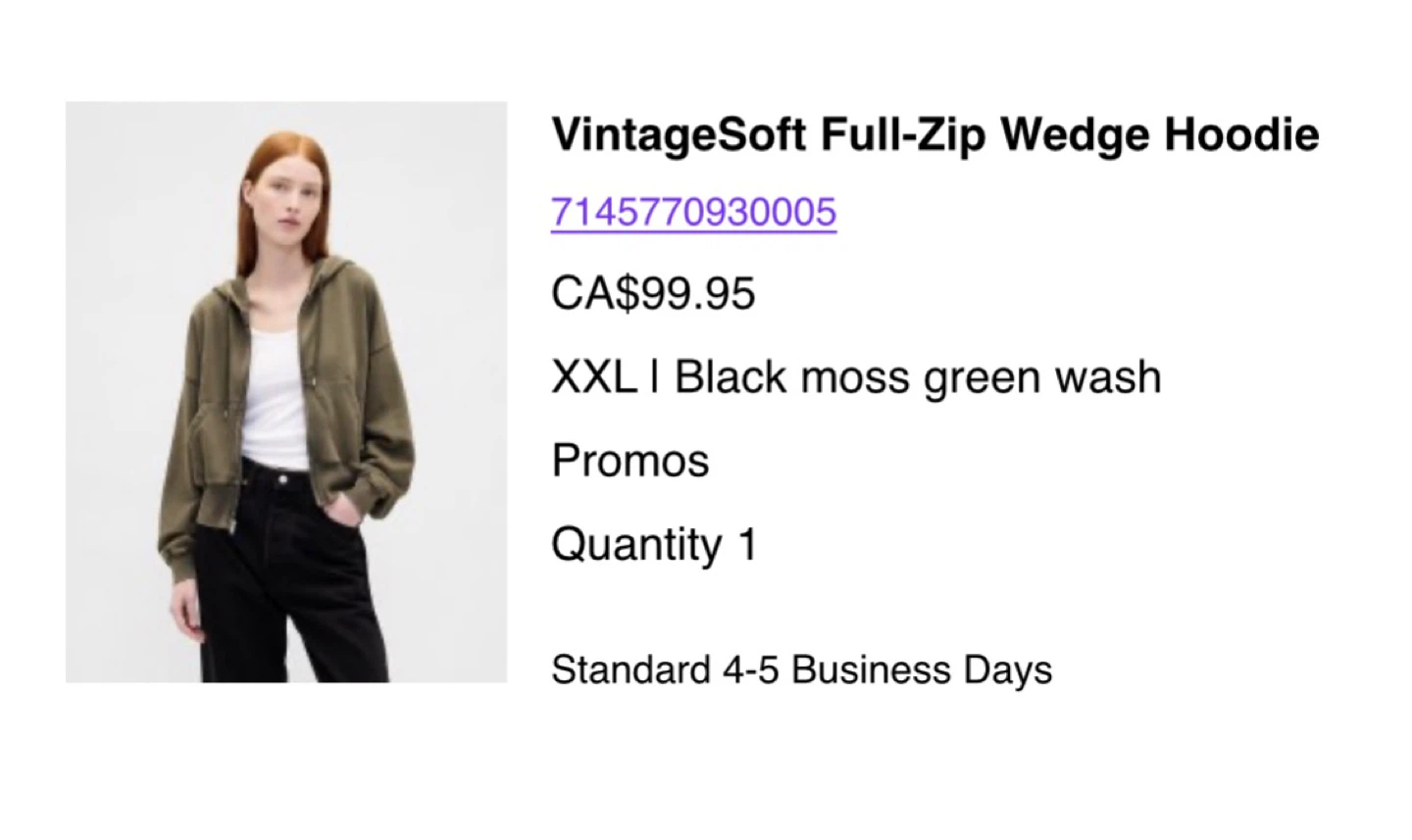 GAP vintagesoft hoodie XXL - photo 5