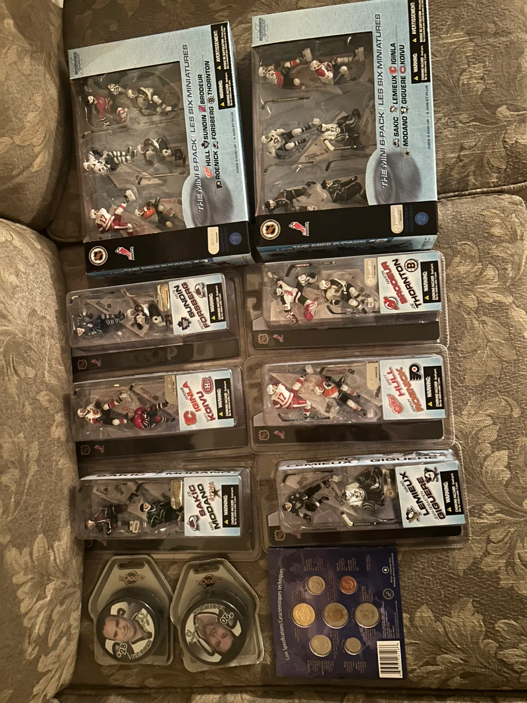 NHL Hockey Miniatures & Collectibles Lot