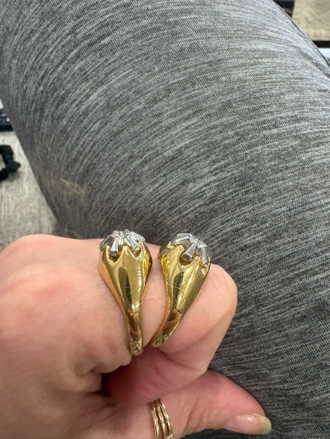 GOLD vermeil rings - photo 3