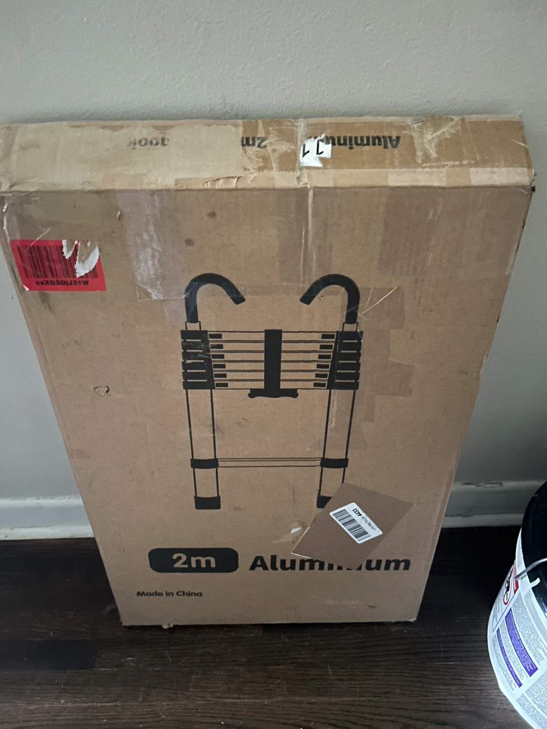 2 Meter Aluminum Ladder with Hooks