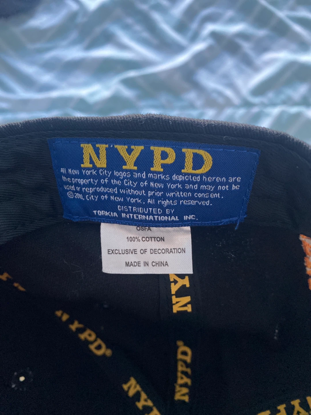 NYPD Police Department Baseball Cap - Black - photo 3