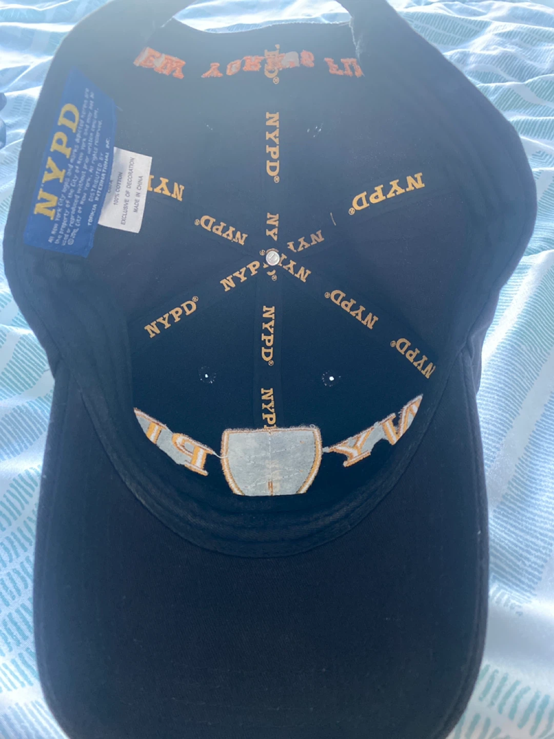 NYPD Police Department Baseball Cap - Black - photo 2