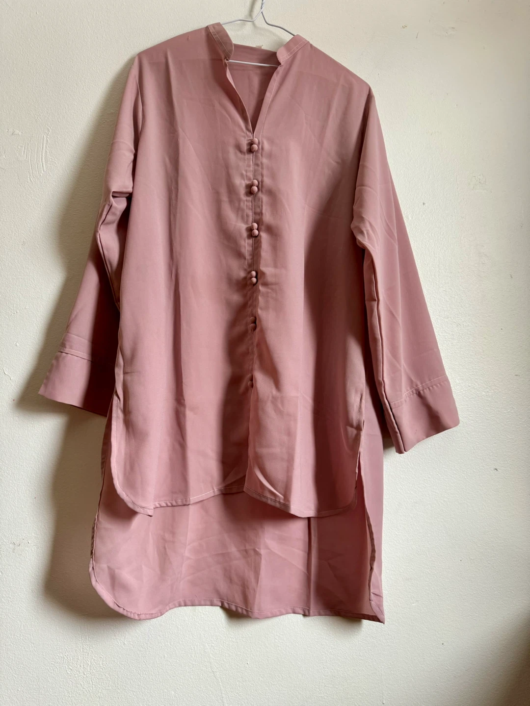 Pink Palazzo Pants and Tunic Set