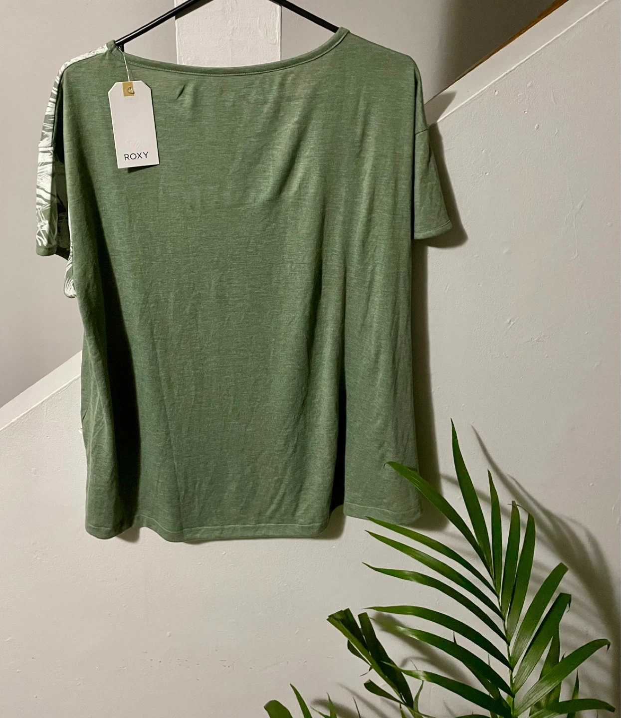 Roxy Green Palm Print T-Shirt XL/XXL - photo 2