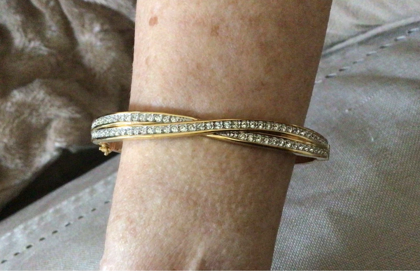 Vintage Swarovski Bangle Bracelet - photo 3