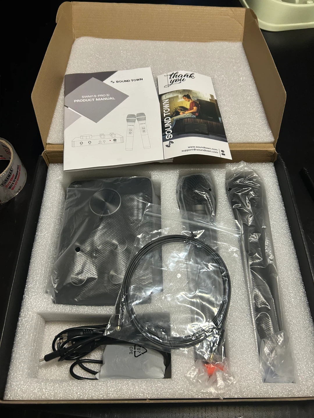 Sound Town Wireless Microphone Karaoke Mixer System - photo 3