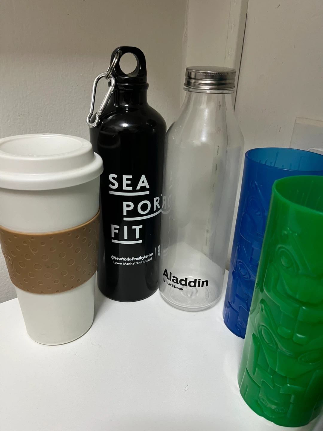 Reusable Drinkware Set: Tumbler, Water Bottle, and Cups - photo 3