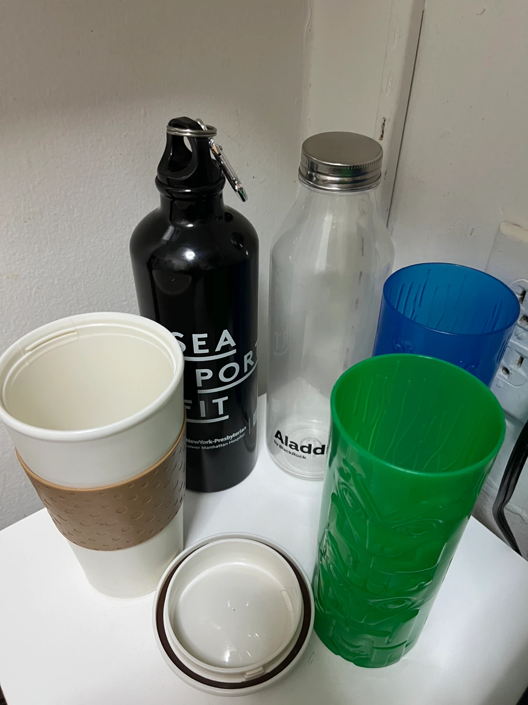 Reusable Drinkware Set: Tumbler, Water Bottle, and Cups - photo 2