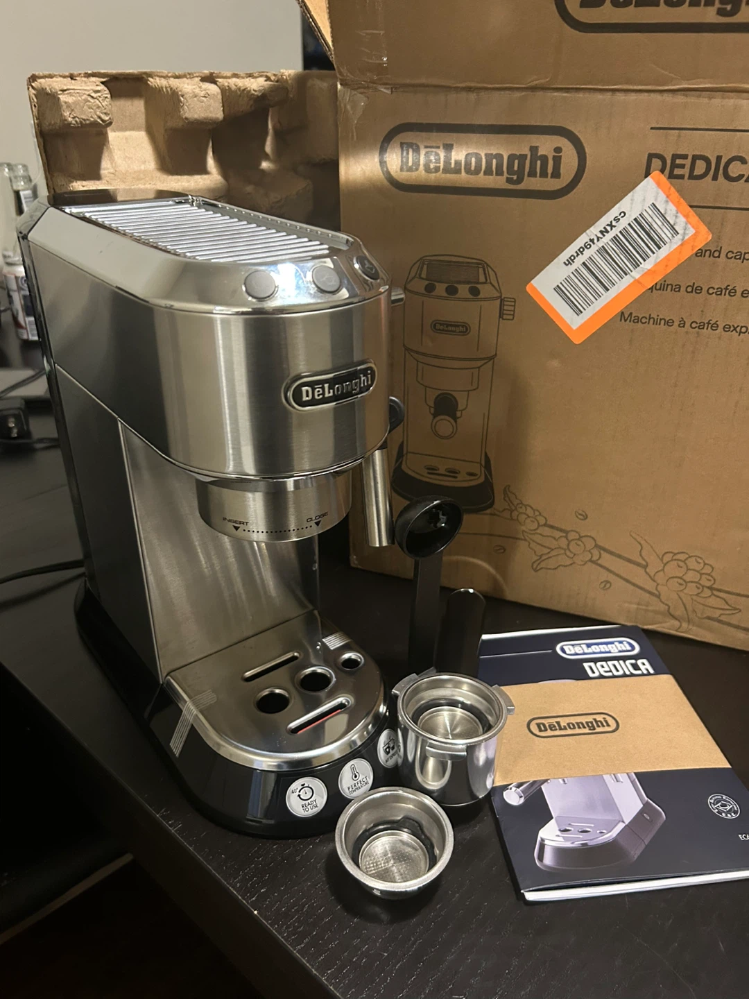 DeLonghi EC680 Dedica 15 Bar Espresso and Cappuccino Machine - photo 2