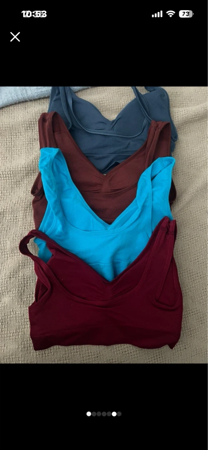 4 Pack Women's Seamless Sports Bras - photo 2