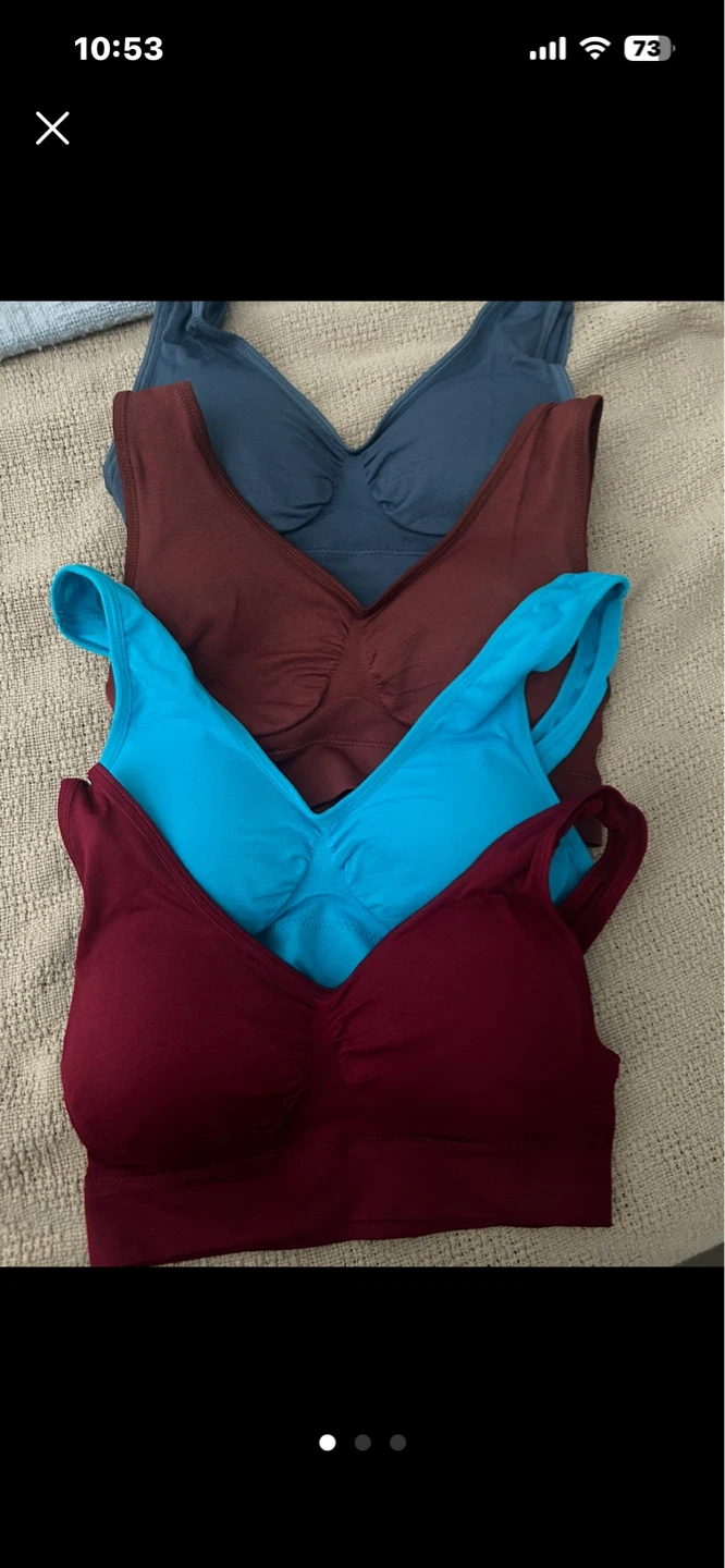 4 Pack Women's Seamless Sports Bras