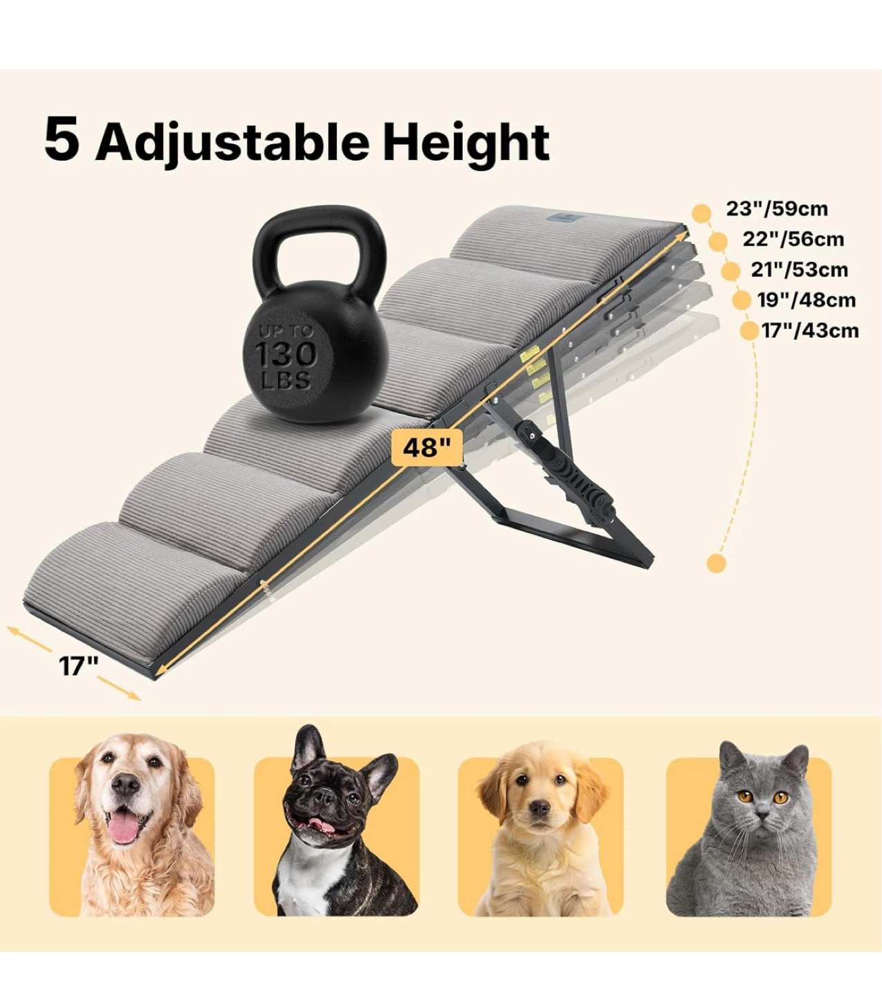 Veehoo Dog Ramp for Small to Large Dogs READ AD - photo 2