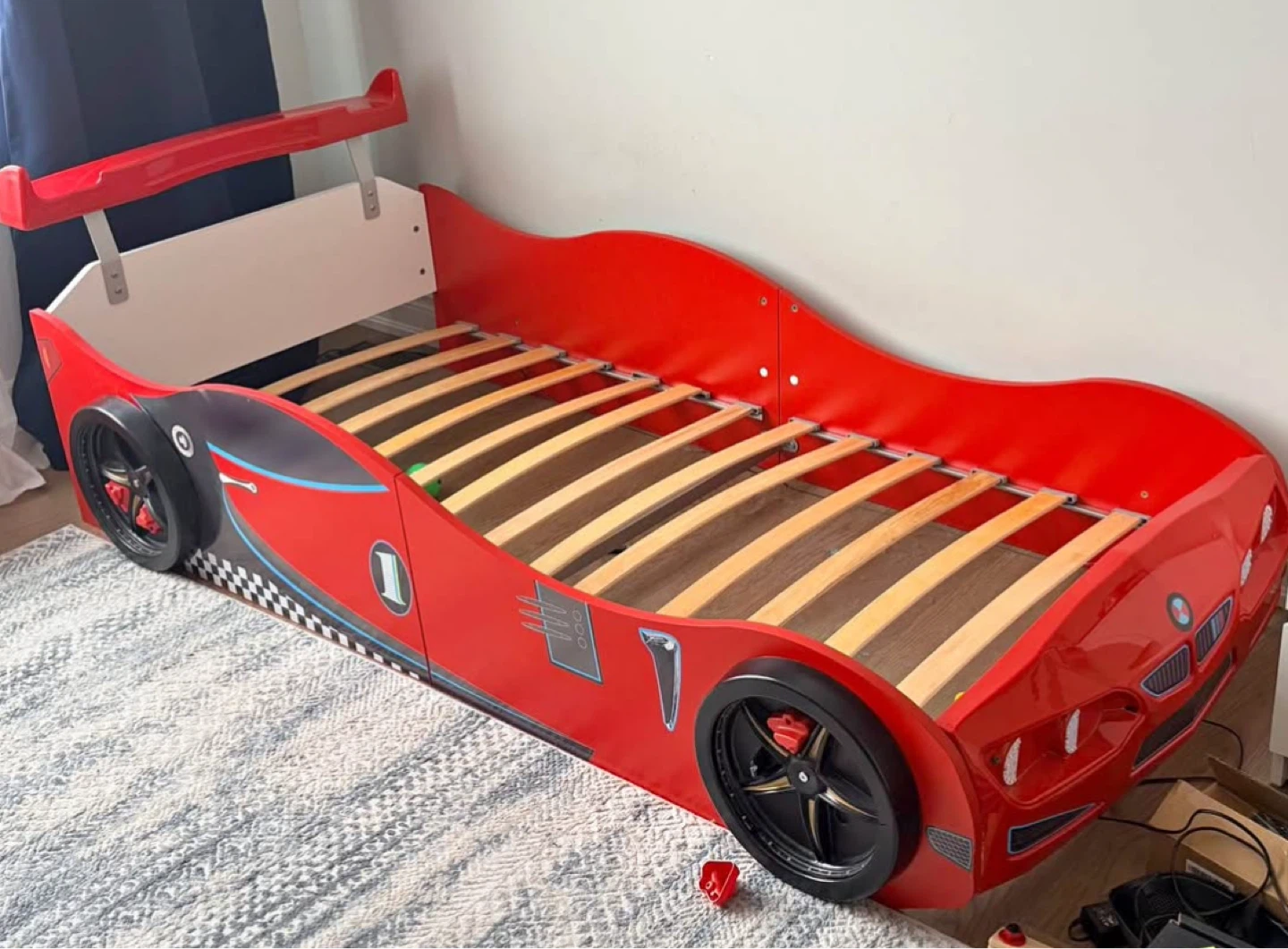 Red Race Car Toddler Bed