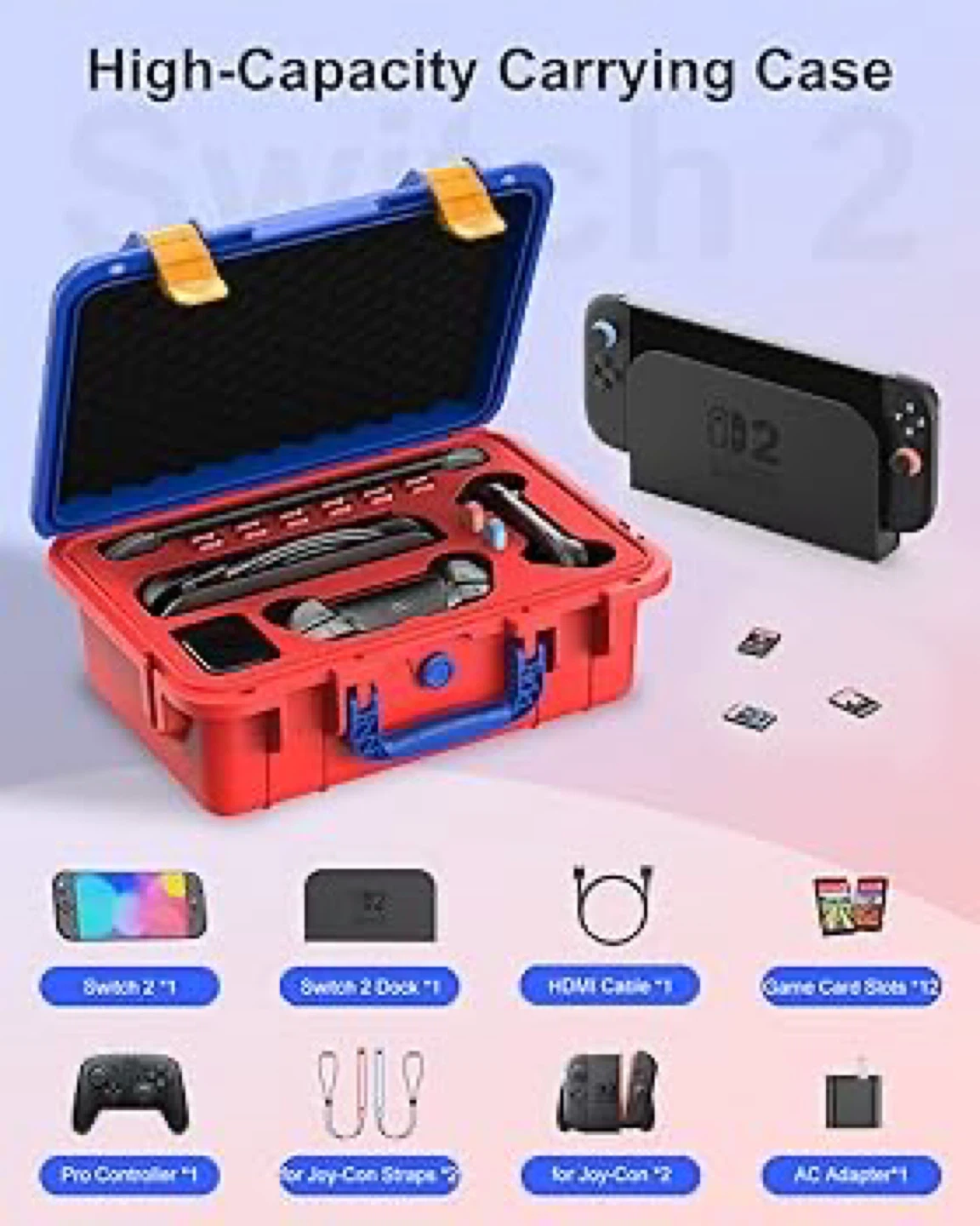 STARTRC GAMES Hard Carrying Case for Nintendo Switch 2 - photo 2