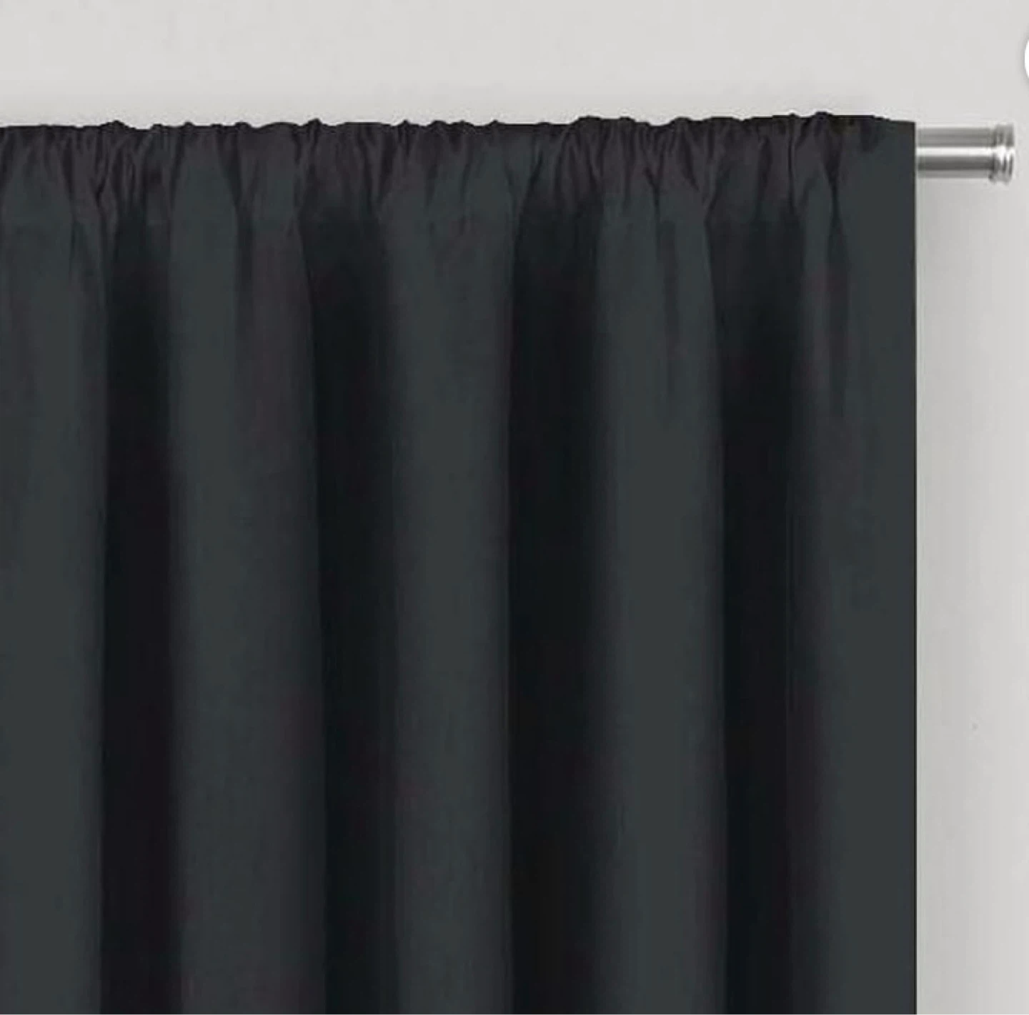 Mainstays 100% Blackout Window Curtains Panel Pair - photo 2
