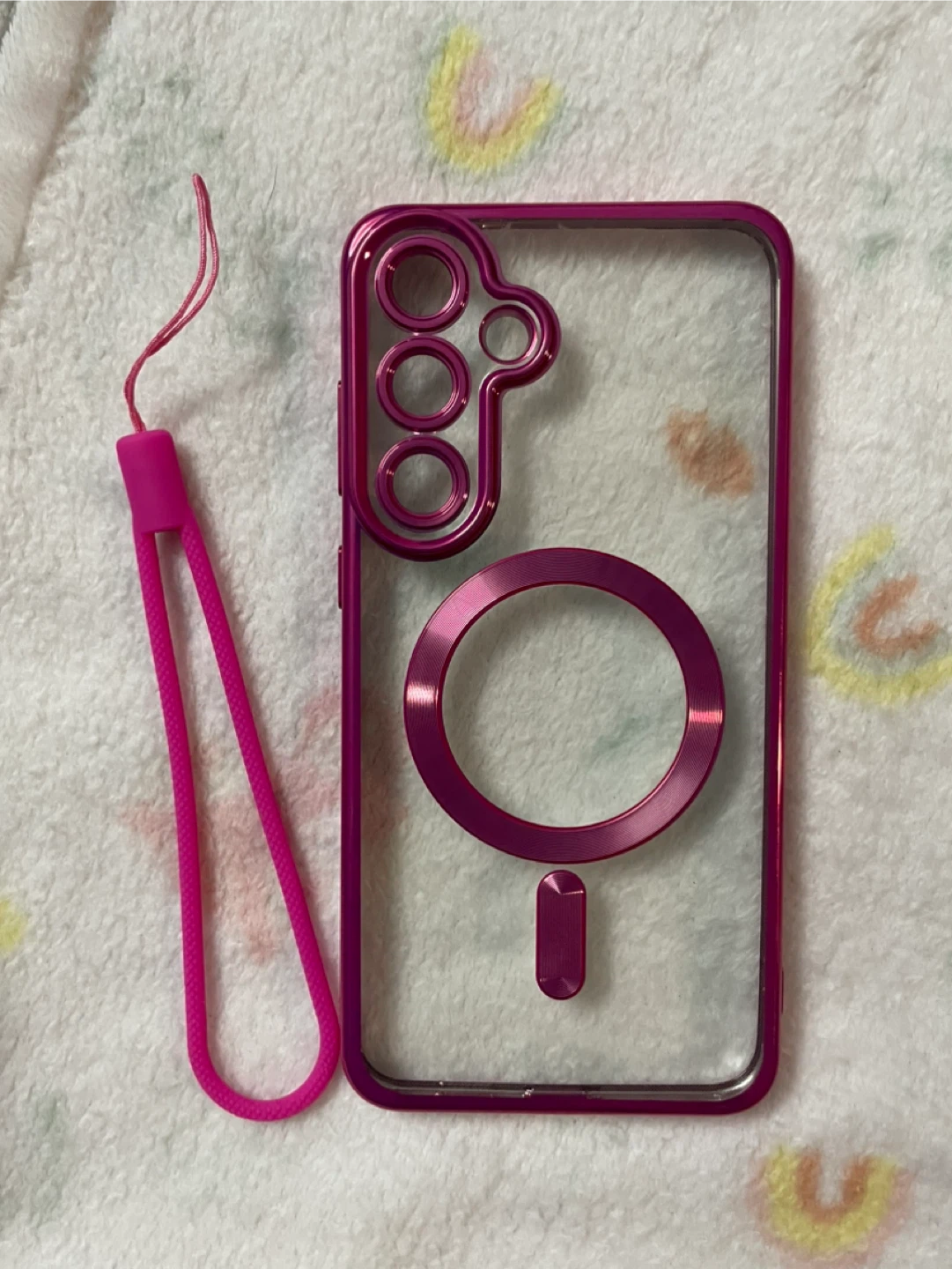 Meifigno Candy Series Phone Case for S24 Plus - Hot Pink - photo 2