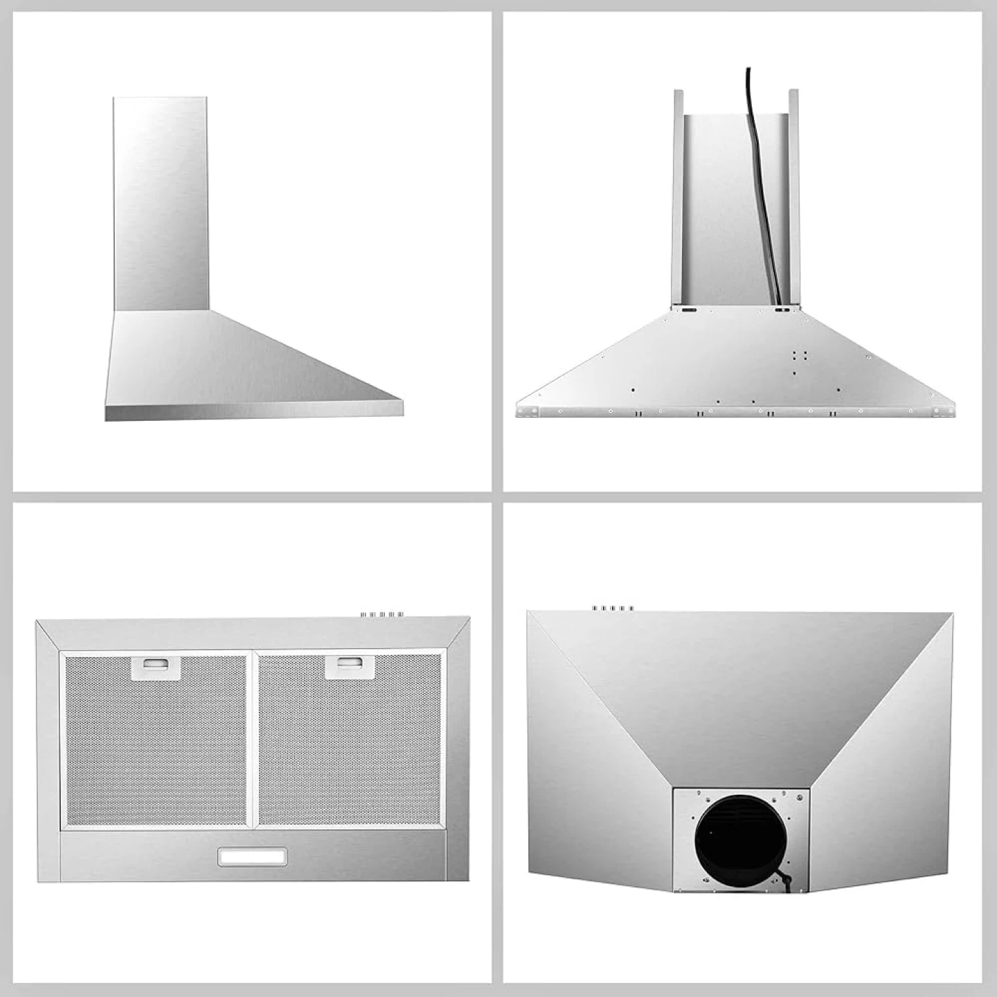 SNDOAS Wall Mount Range Hood 30 inches Stainless Steel - photo 4