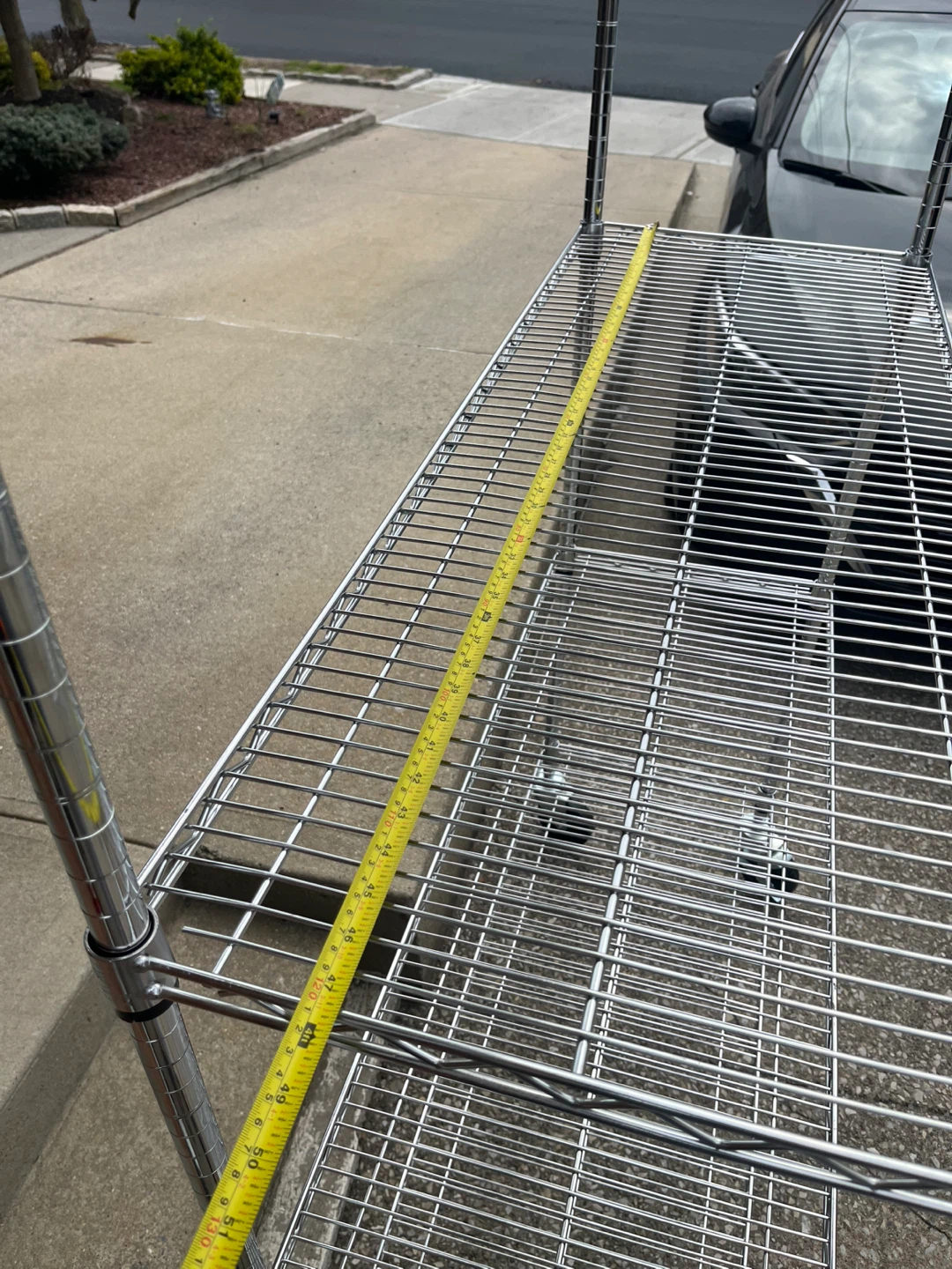 Chrome Wire Shelving Racks with Wheels - photo 5