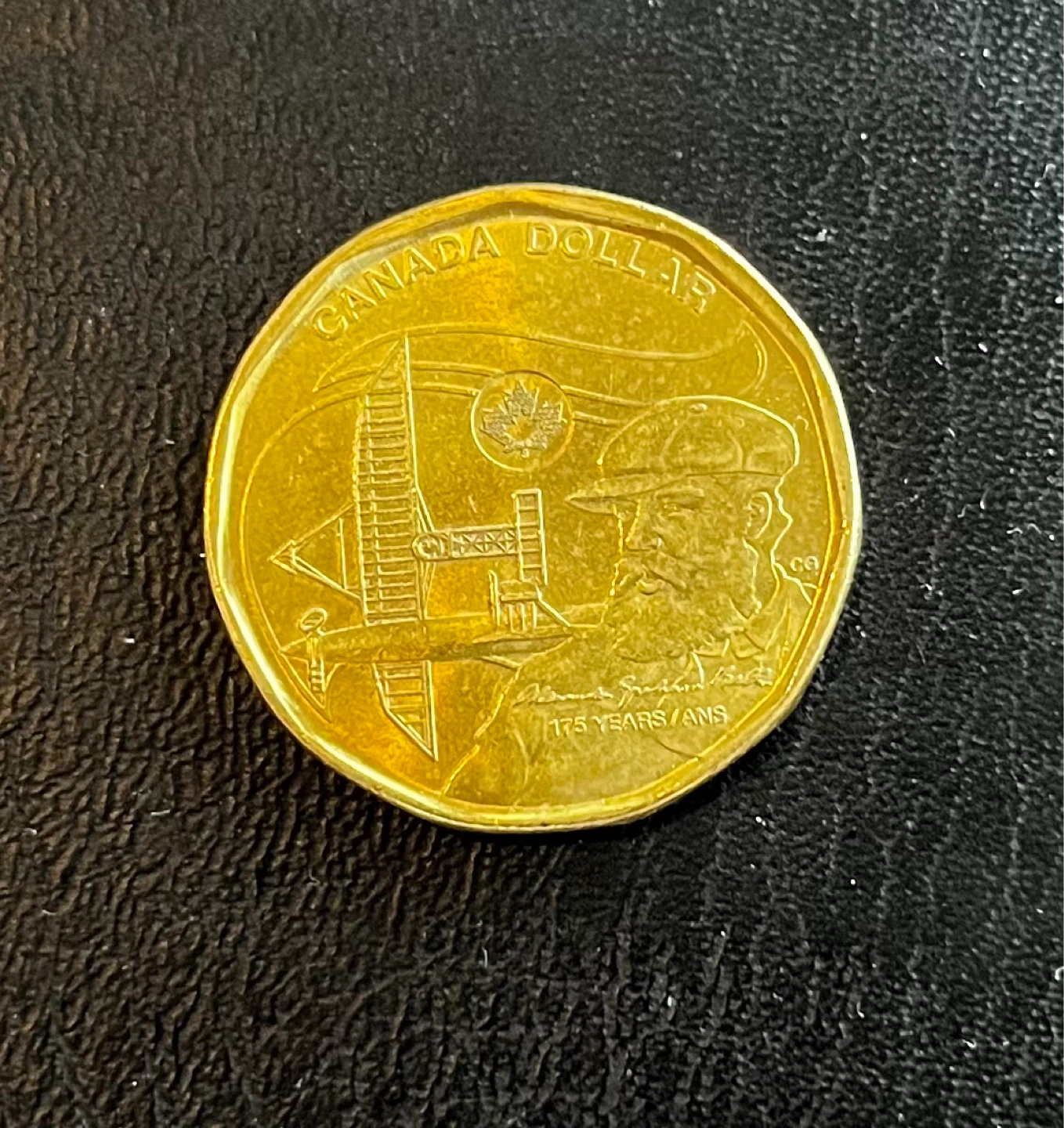 Alexander graham bell Canada 1 Dollar Coin 2022