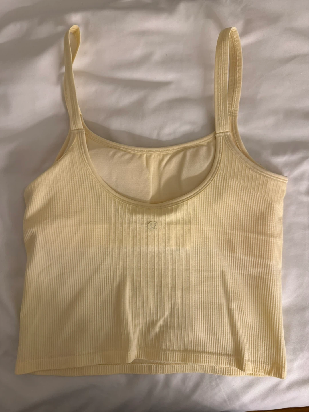 Lululemon Ebb to Street Scoop-Neck Cropped Tank Top - Size 8 - photo 2