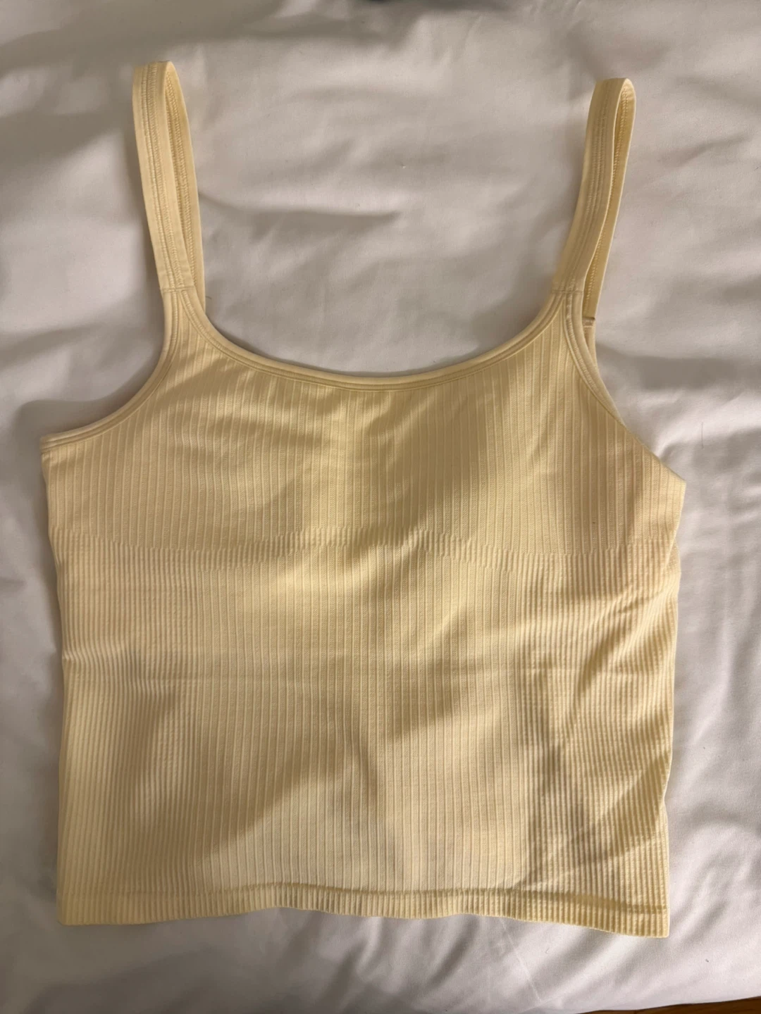 Lululemon Ebb to Street Scoop-Neck Cropped Tank Top - Size 8