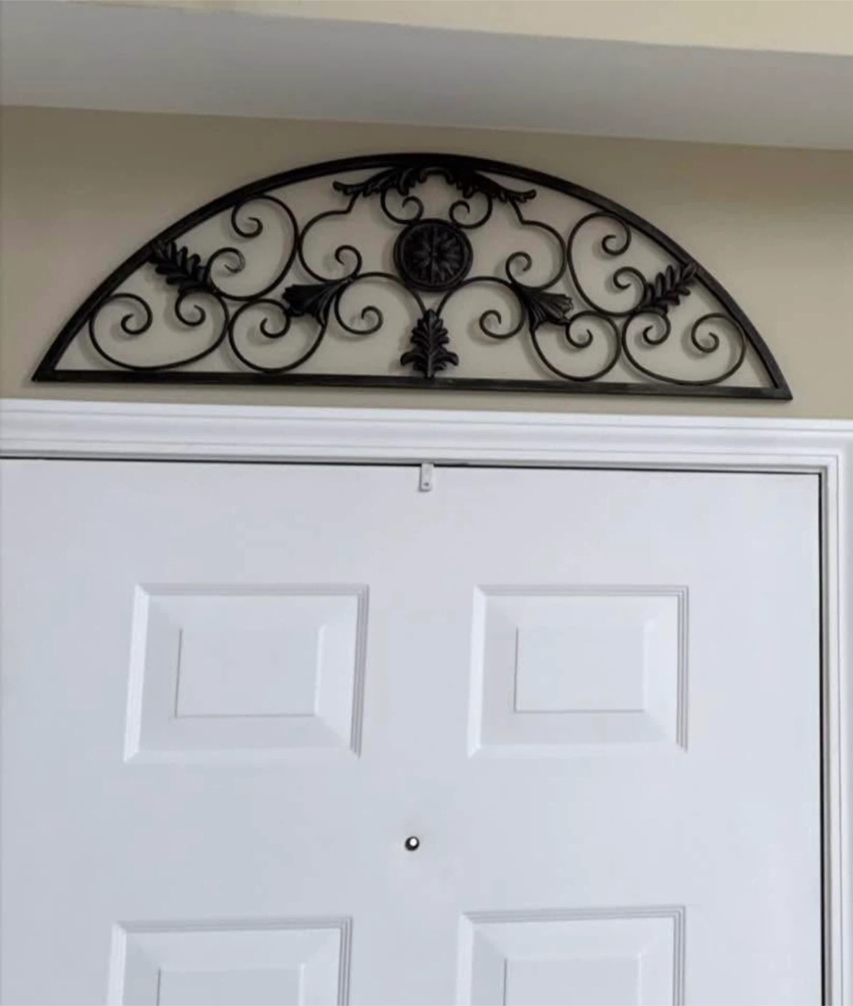 Ornate Metal Archway Decor