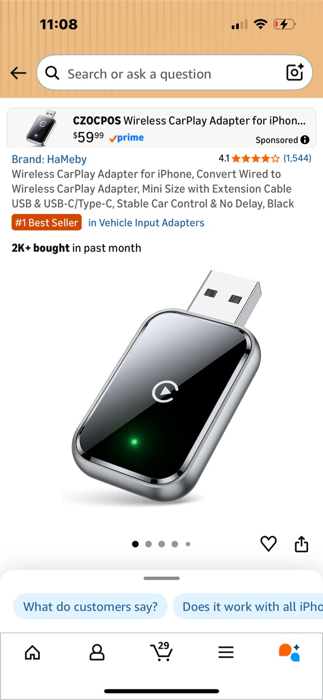 Brand New Wireless CarPlay Adapter for iPhone
