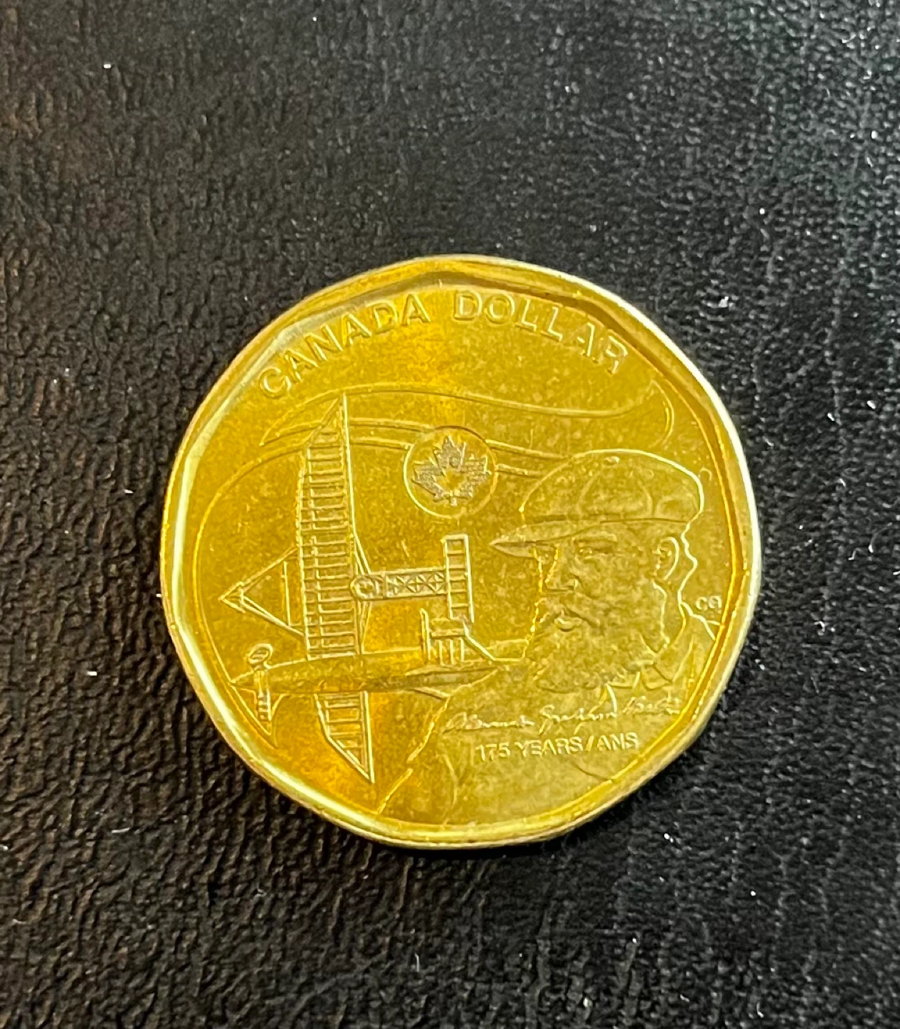 Alexander graham bell Canada 1 Dollar Coin 2022 - photo 3