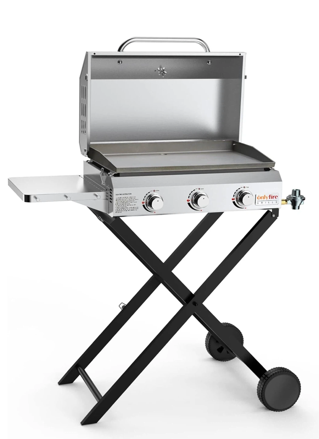 ONLYFIRE GRILLS Gas Griddle 3 Burners with Side Table - photo 2