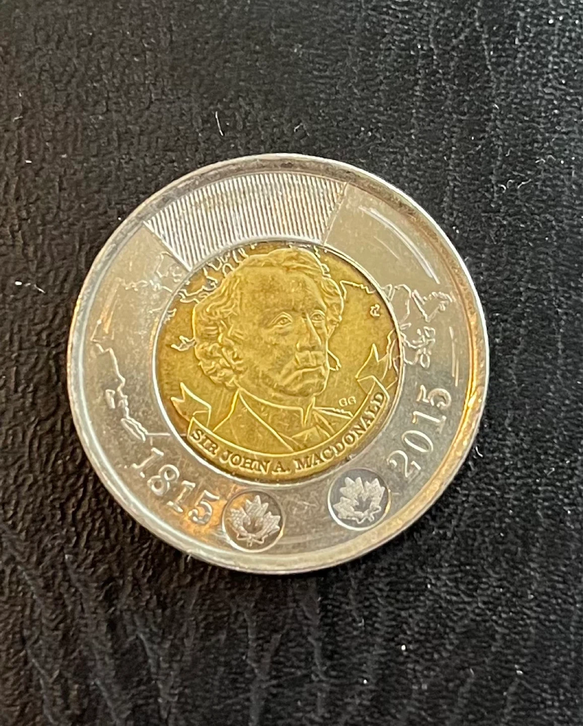 2015 Canada 2 Dollar Coin Sir John A. Macdonald