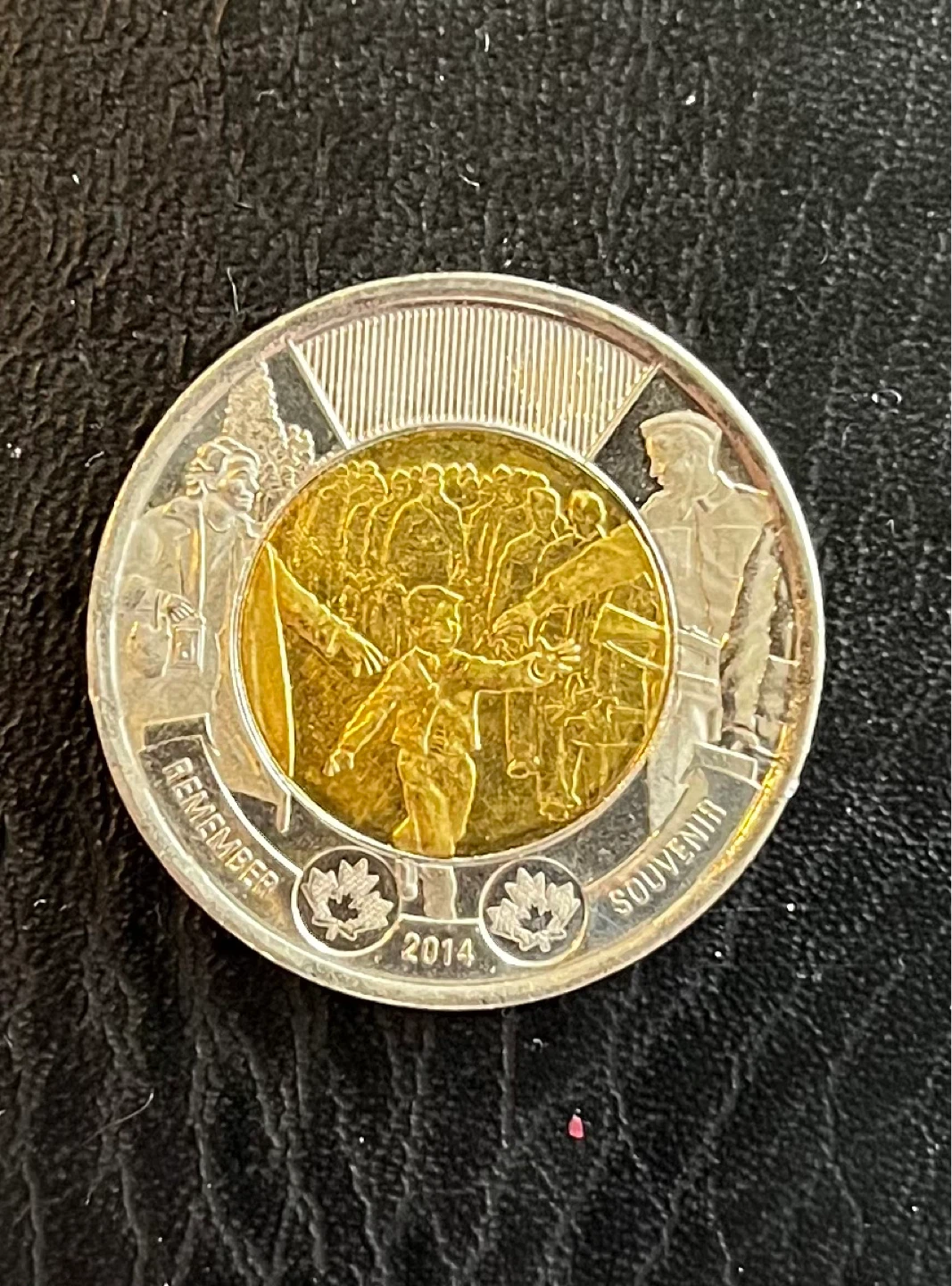 WW -1 1914 Canada 2 Dollar Coin