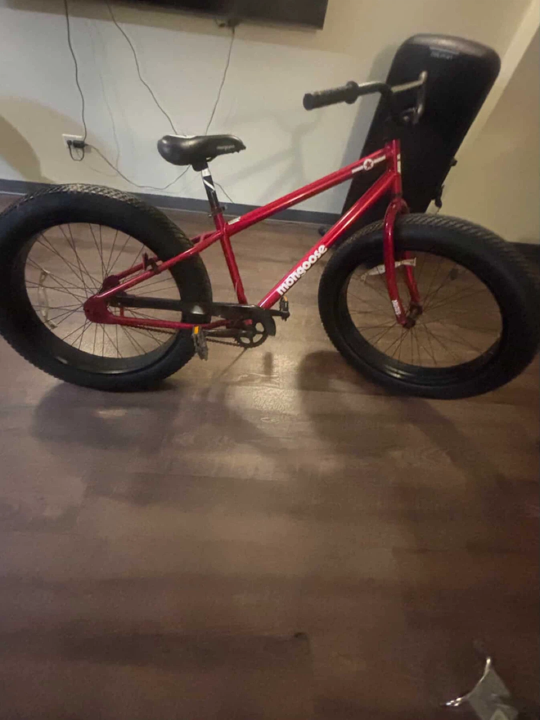 Red Mongoose Fat Tire BMX Bike