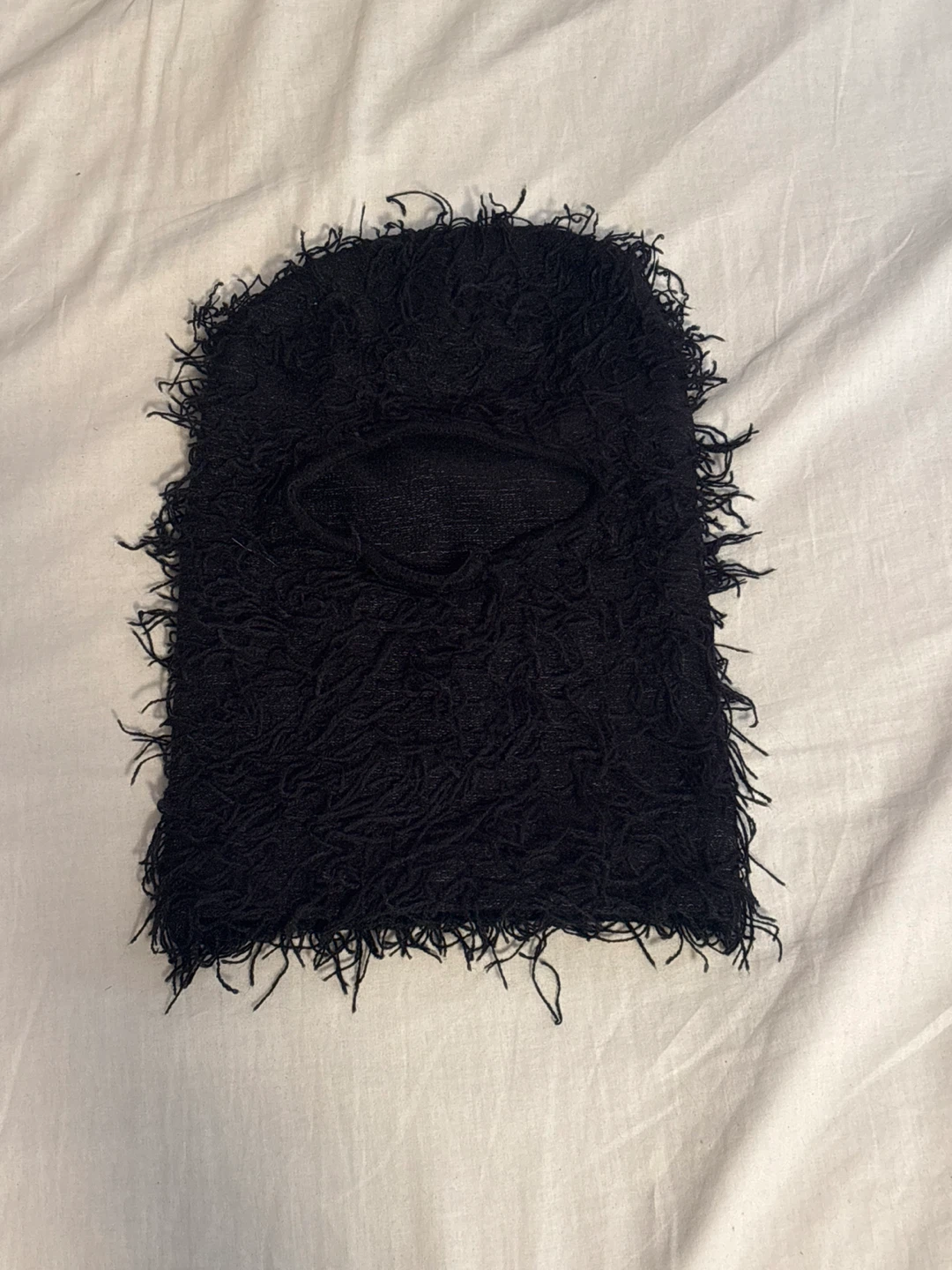 Black Textured Balaclava Ski Mask
