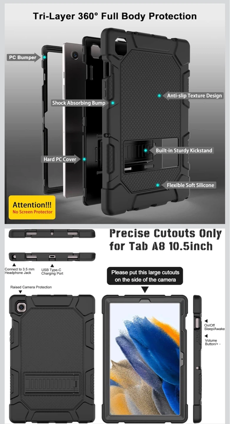 Samsung Galaxy Tab A8 10.5 Inch Case with Kickstand - photo 2