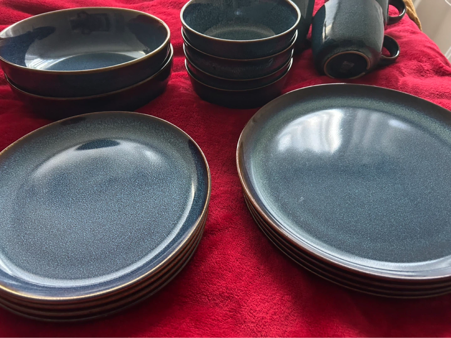 Ikea GLADELIG Blue Dinnerware Set - photo 3