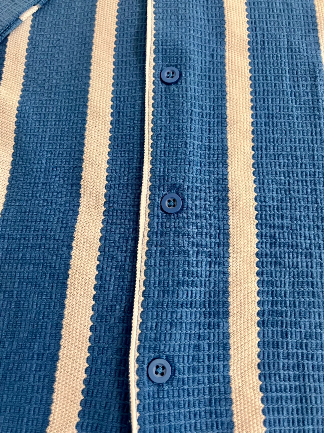 New Zudio Boys Textured Striped Button-Up Shirt Size 11/12Y - photo 5