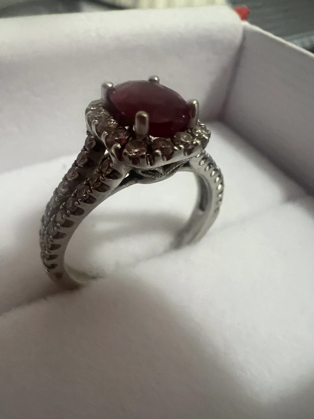 14K Gold Ruby and Diamond Ring