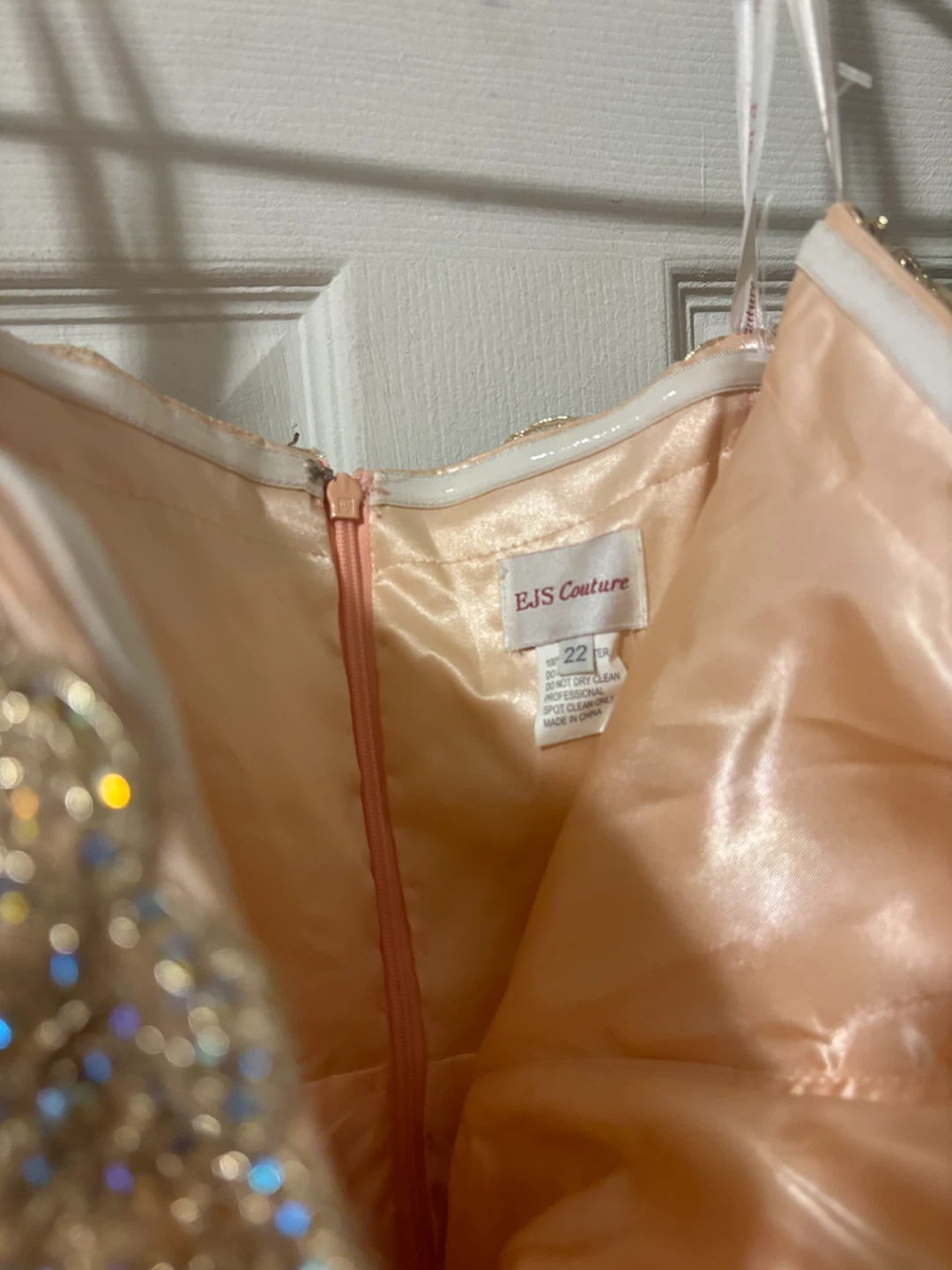 EJS Couture Beaded Prom Dress Size 22 - photo 4