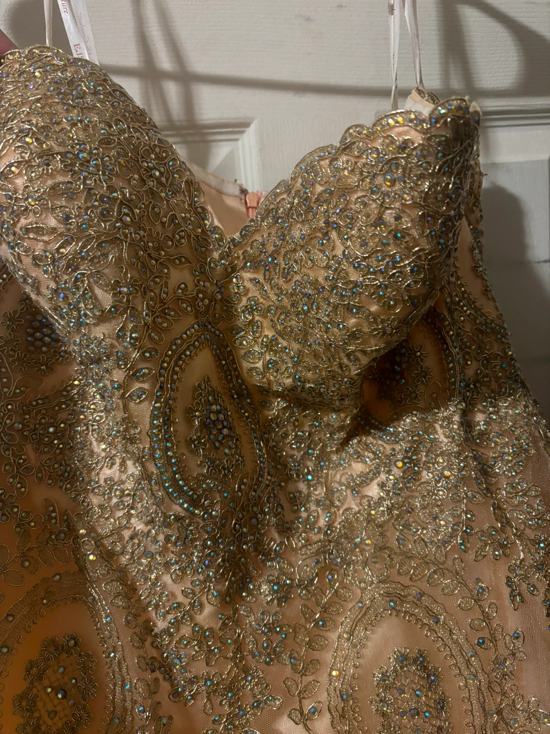 EJS Couture Beaded Prom Dress Size 22 - photo 3