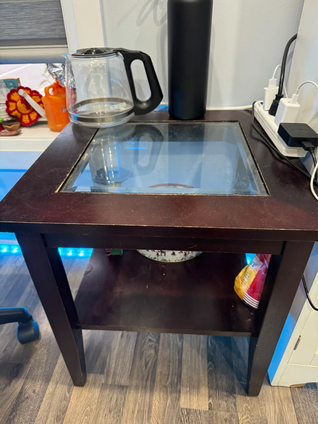 Wooden side table