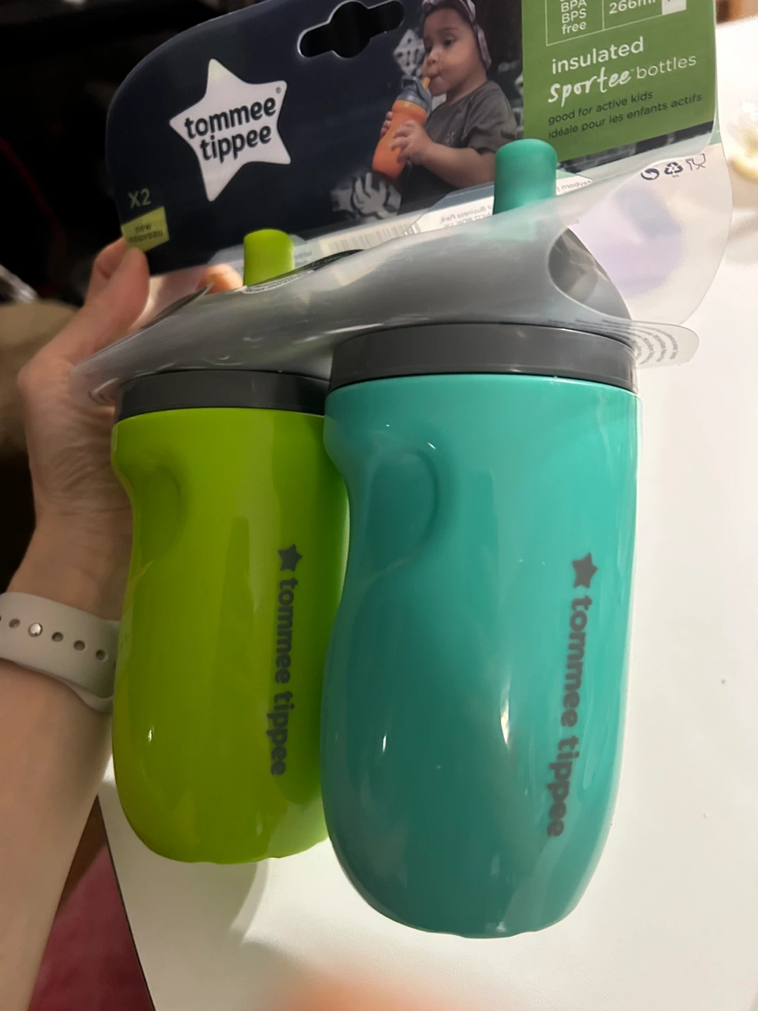 Tommee Tippee Insulated Sportee Bottles 2-Pack
