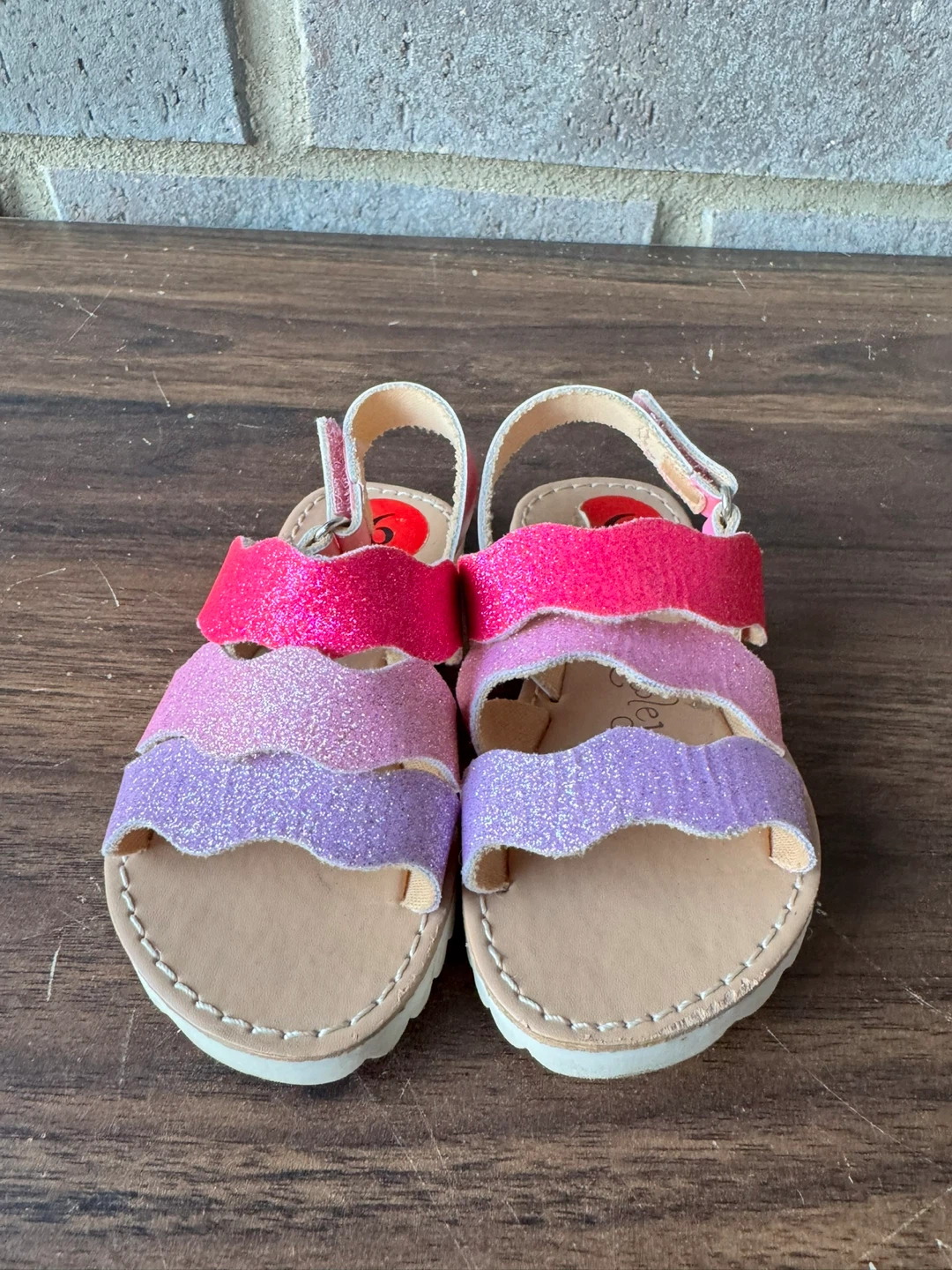 Toddler Girl's Sandals - Summer Shoes - Size 6