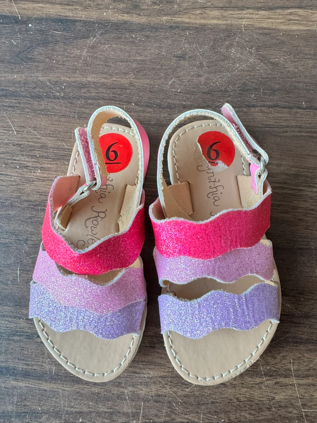 Toddler Girl's Sandals - Summer Shoes - Size 6 - photo 5