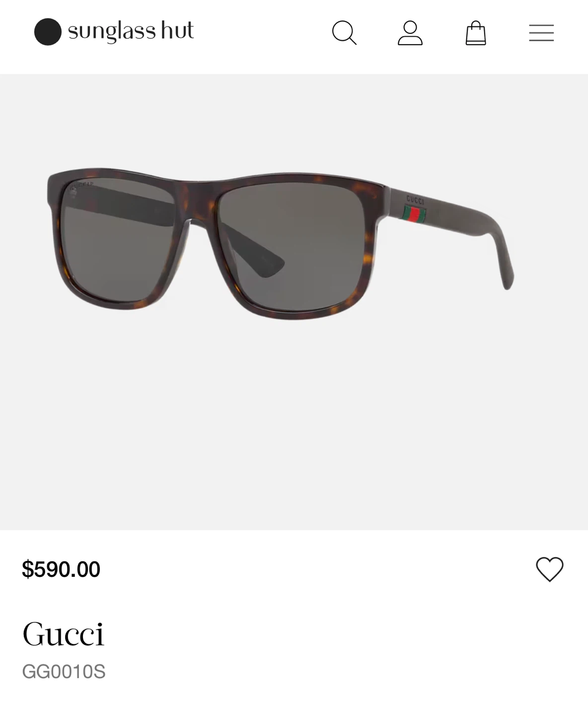 Gucci GG0010S Sunglasses - photo 2