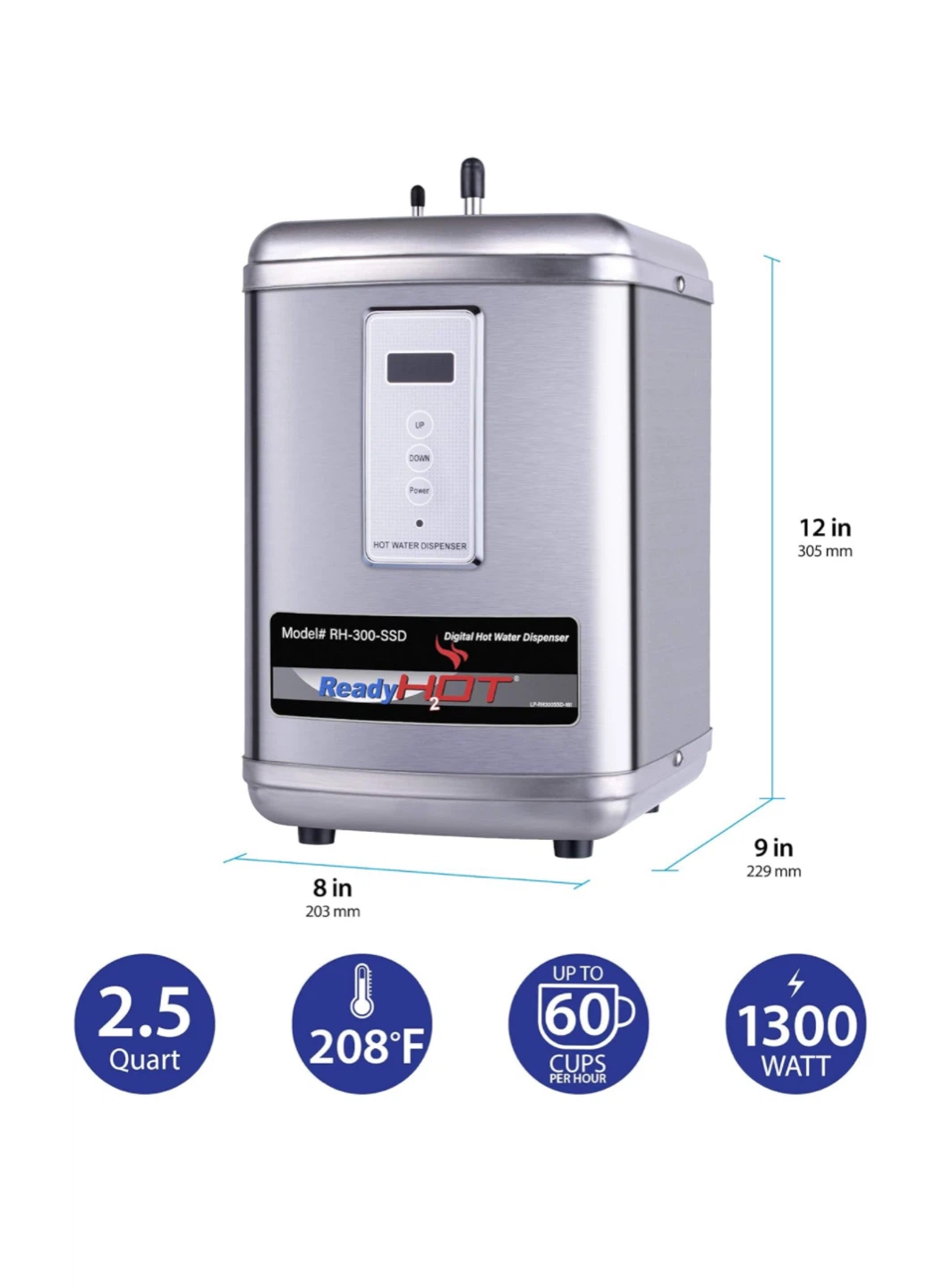 Ready Hot 41-RH-300-F570-CH Instant Hot Water Dispenser System - photo 2