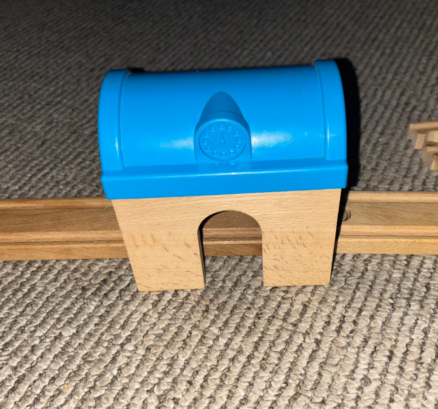 Wooden Train Track pieces with Bridge and Station - photo 3