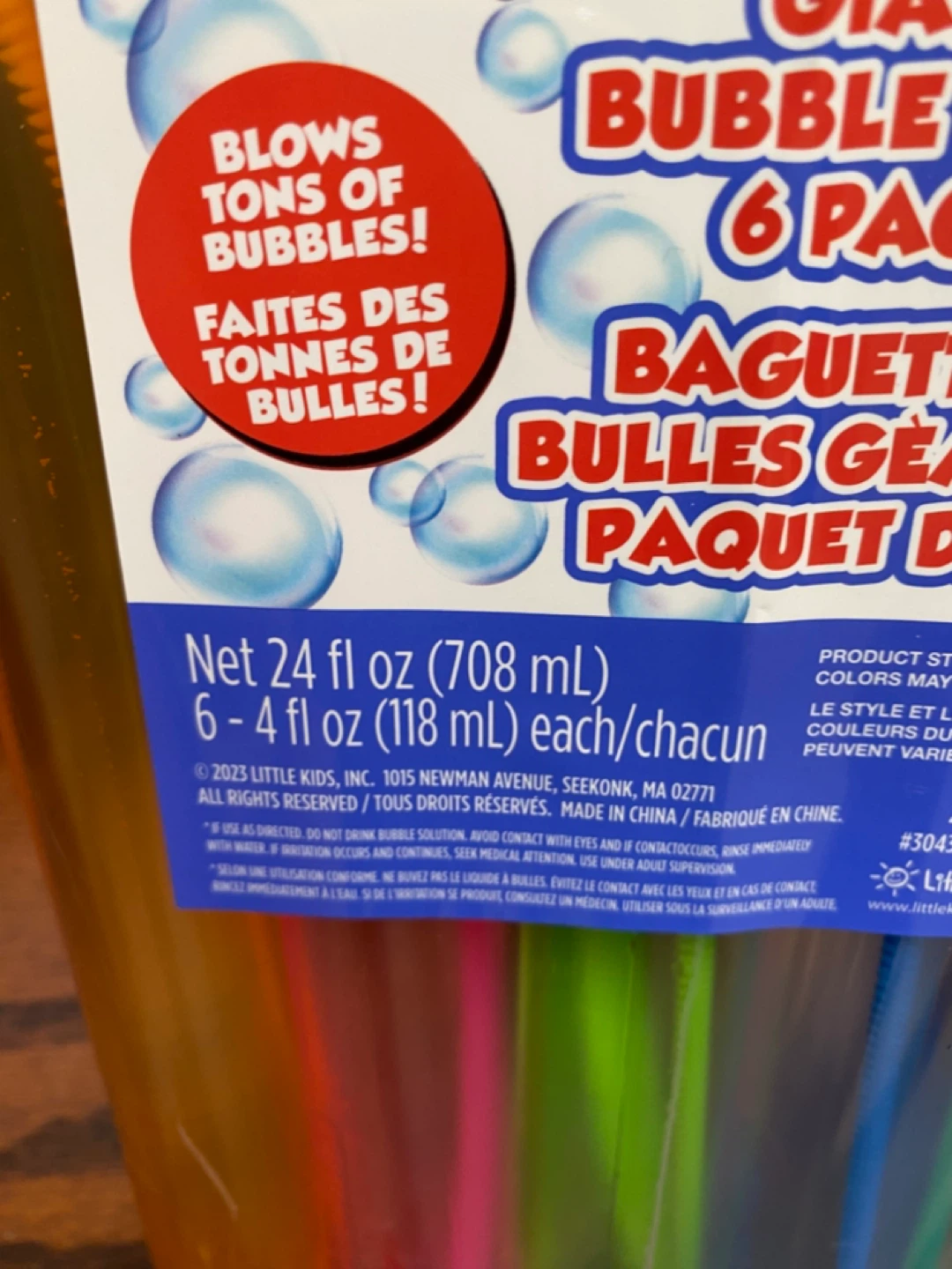 Fubbles Giant Bubble Wand 6 Pack - photo 2