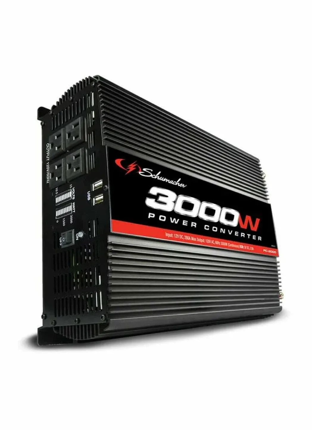Schumacher PC-3000 3000W Power Inverter